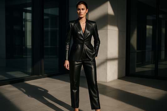 Trend Spotlight: The Return of Power Dressing - Why Structured Leather is Having a Moment