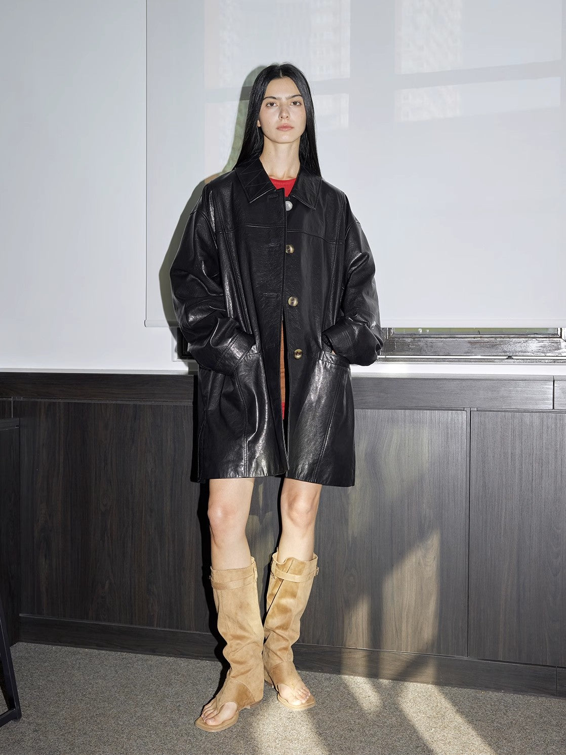 Notting Hill Diary Limited Edition Waxed Goat Leather/Retro Leather Jacket