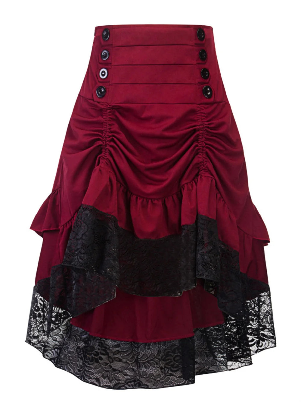 Costumes Steampunk Lace Gothic Skirt