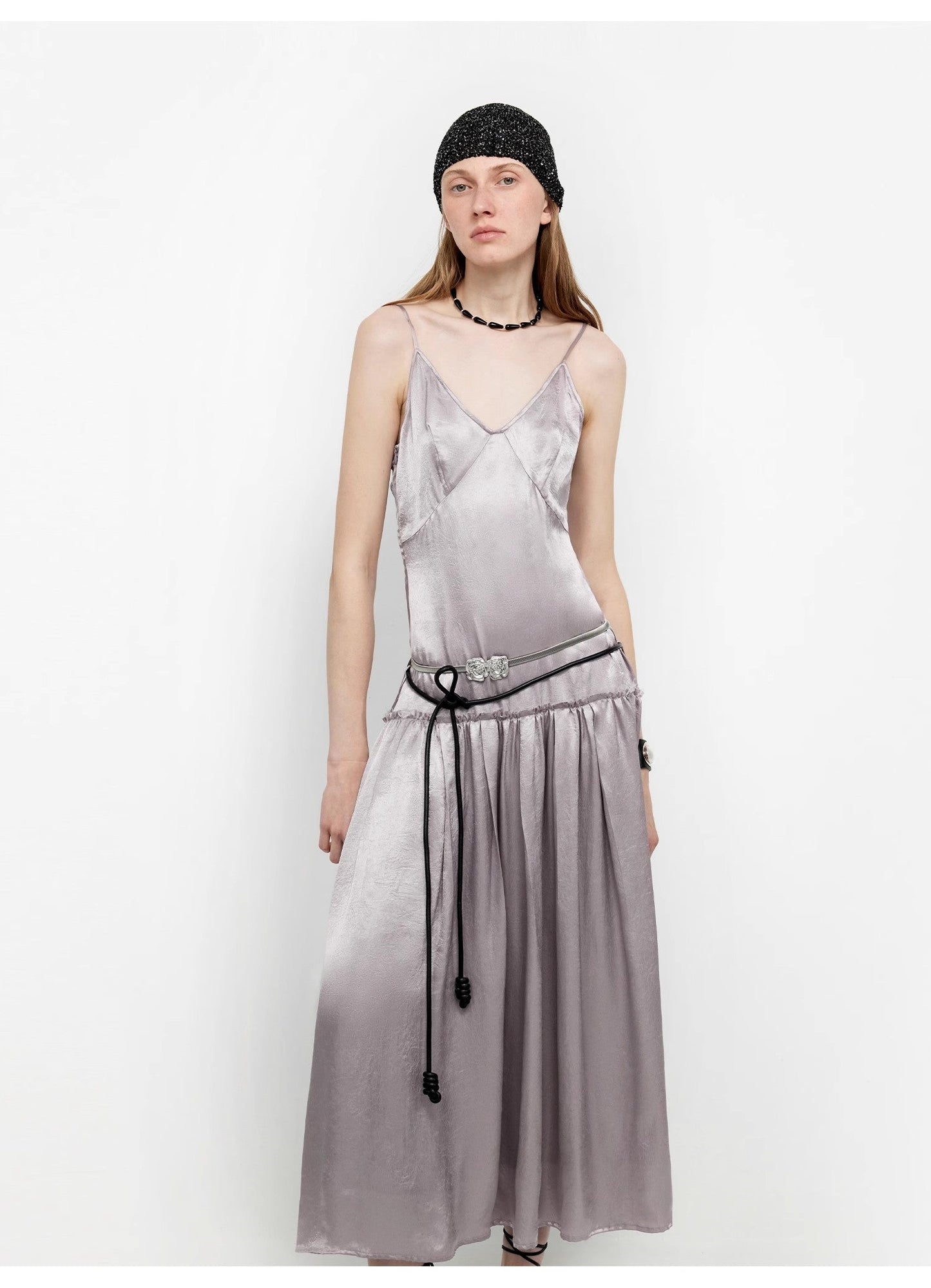 "Girls' Letterhead" Silk Dress
