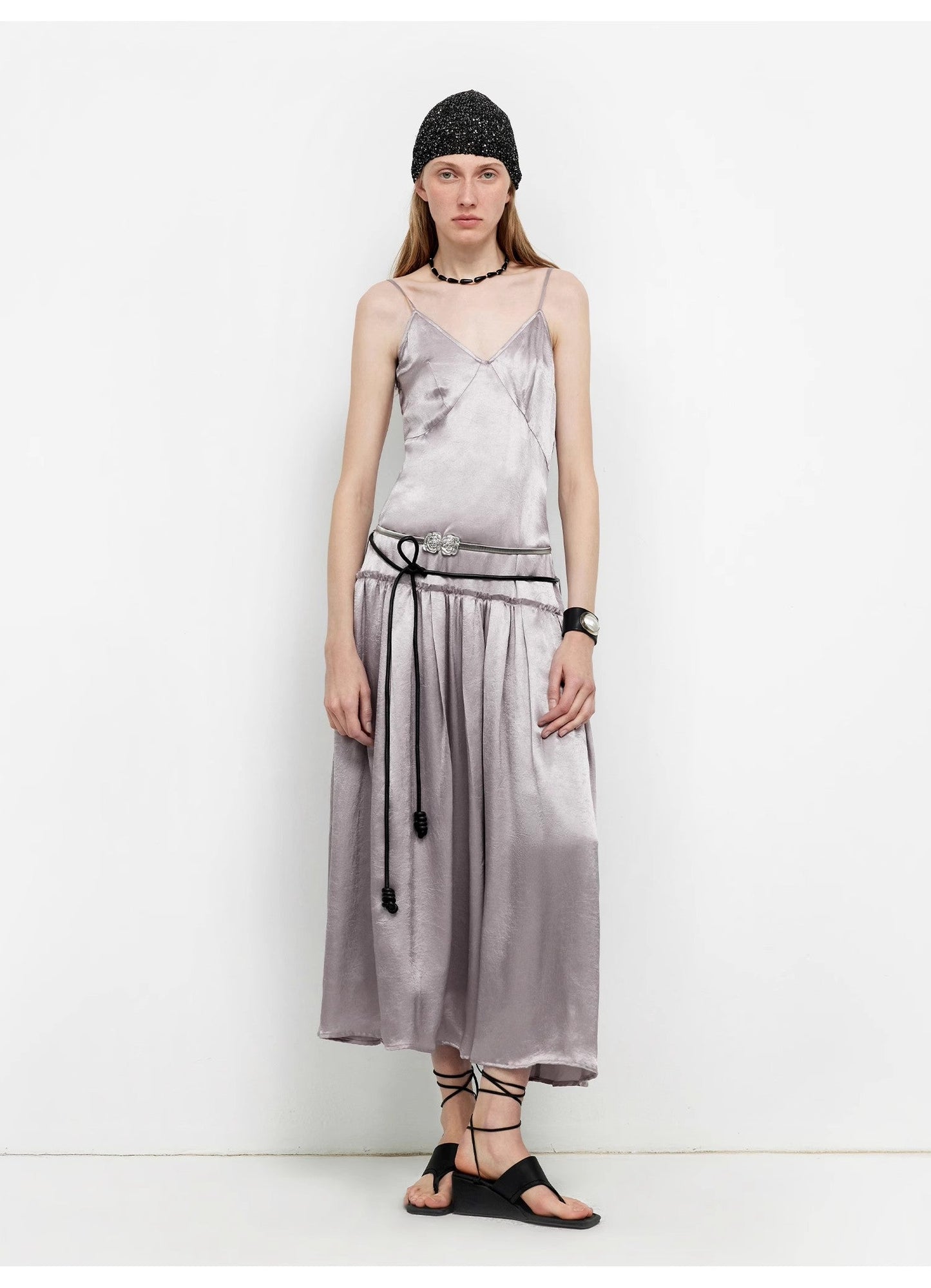 "Girls' Letterhead" Silk Dress
