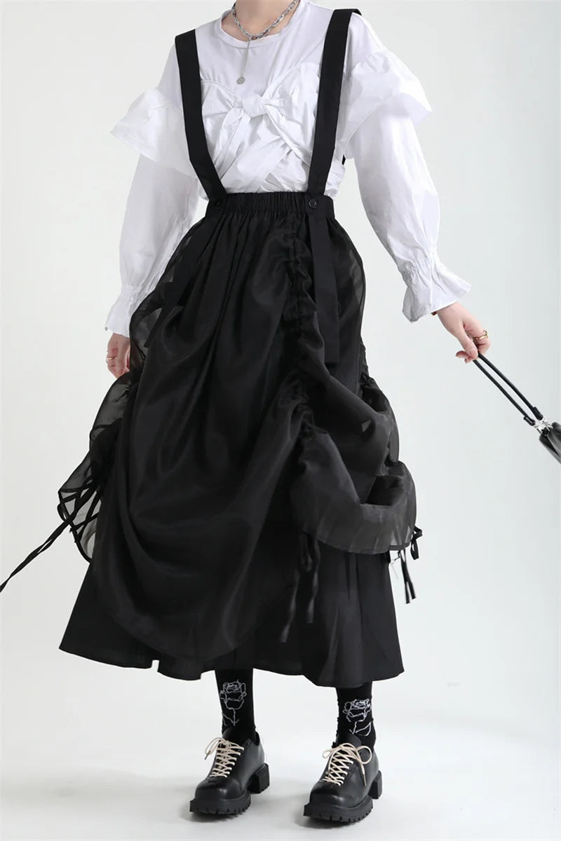 Ranada Rouched Overall Skirt