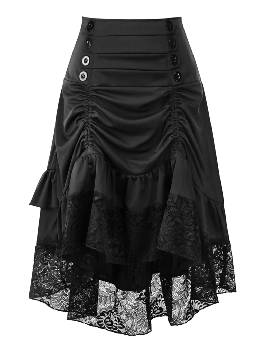 Costumes Steampunk Lace Gothic Skirt