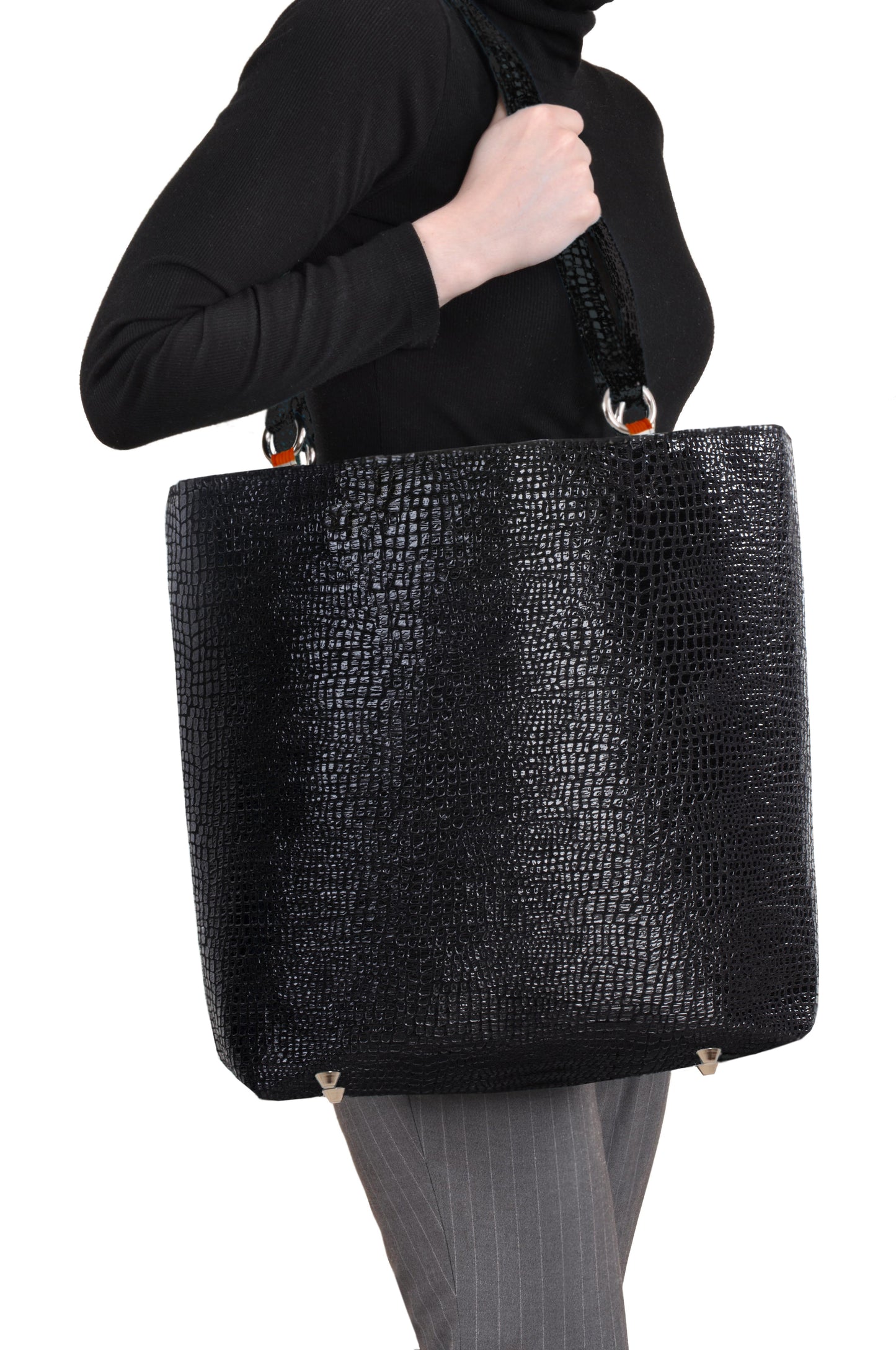 Boa Black Large Tote