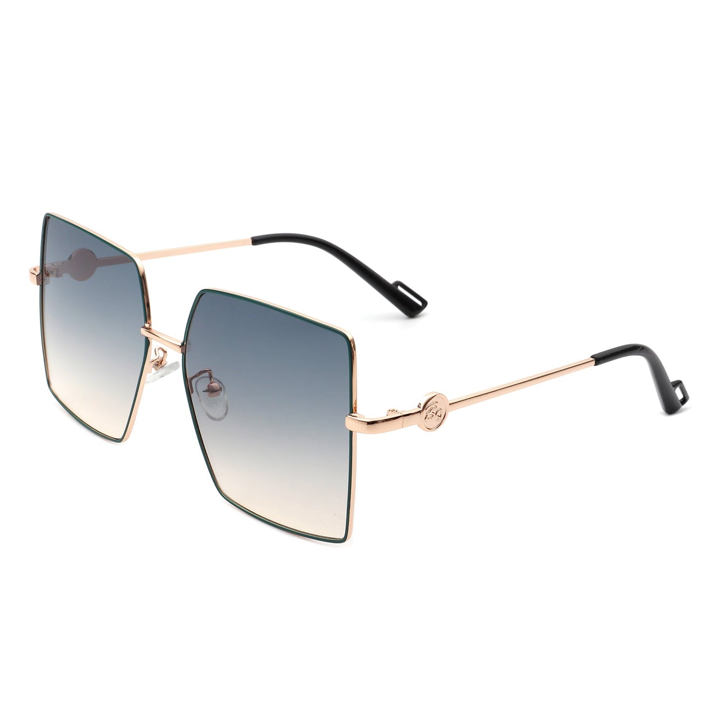 Benazia - Square Oversize Tinted Women Sunglasses