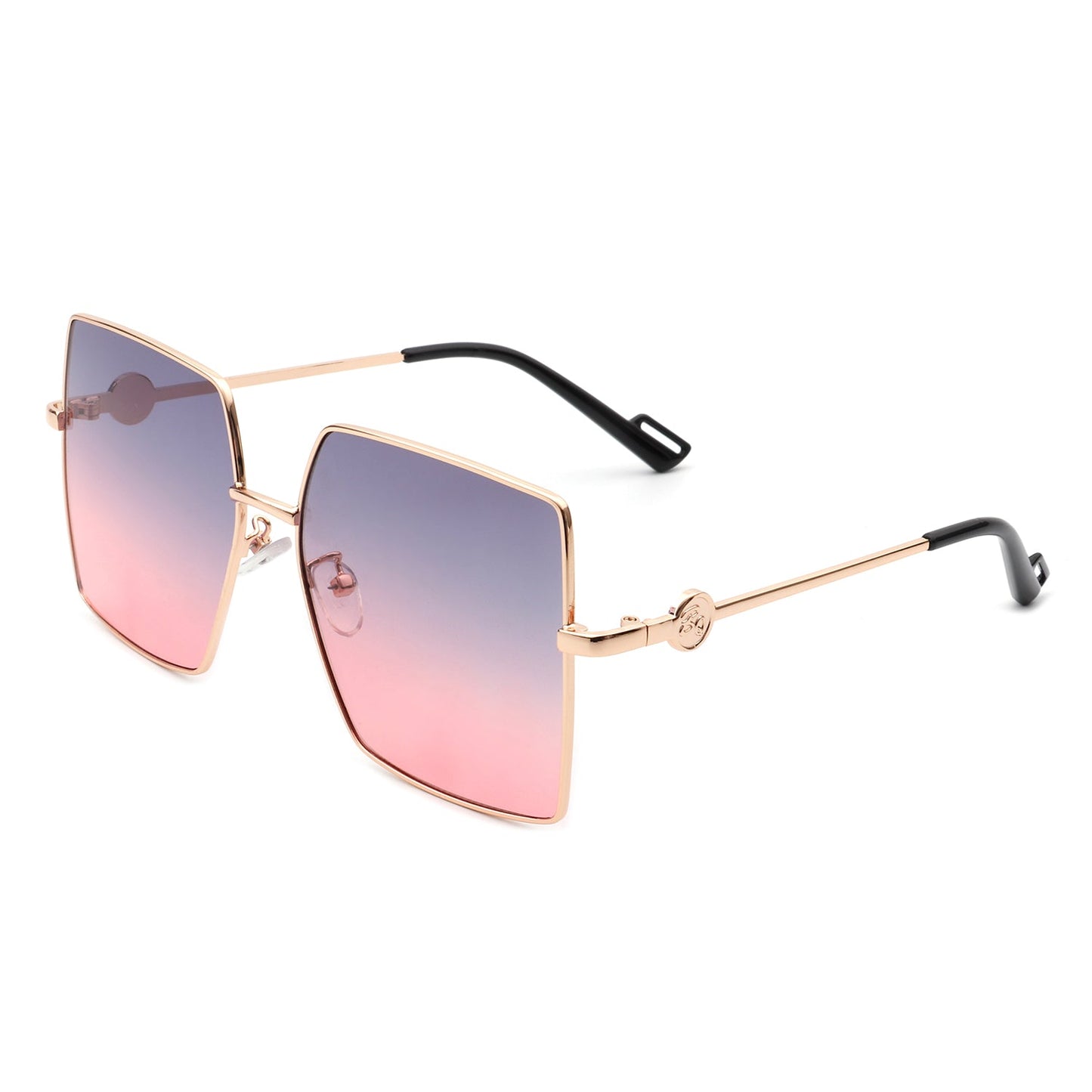 Benazia - Square Oversize Tinted Women Sunglasses