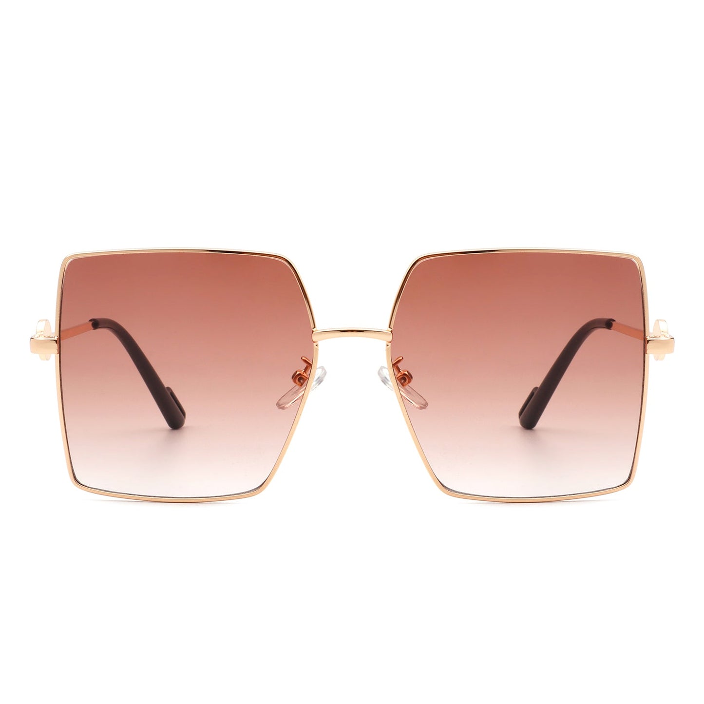 Benazia - Square Oversize Tinted Women Sunglasses