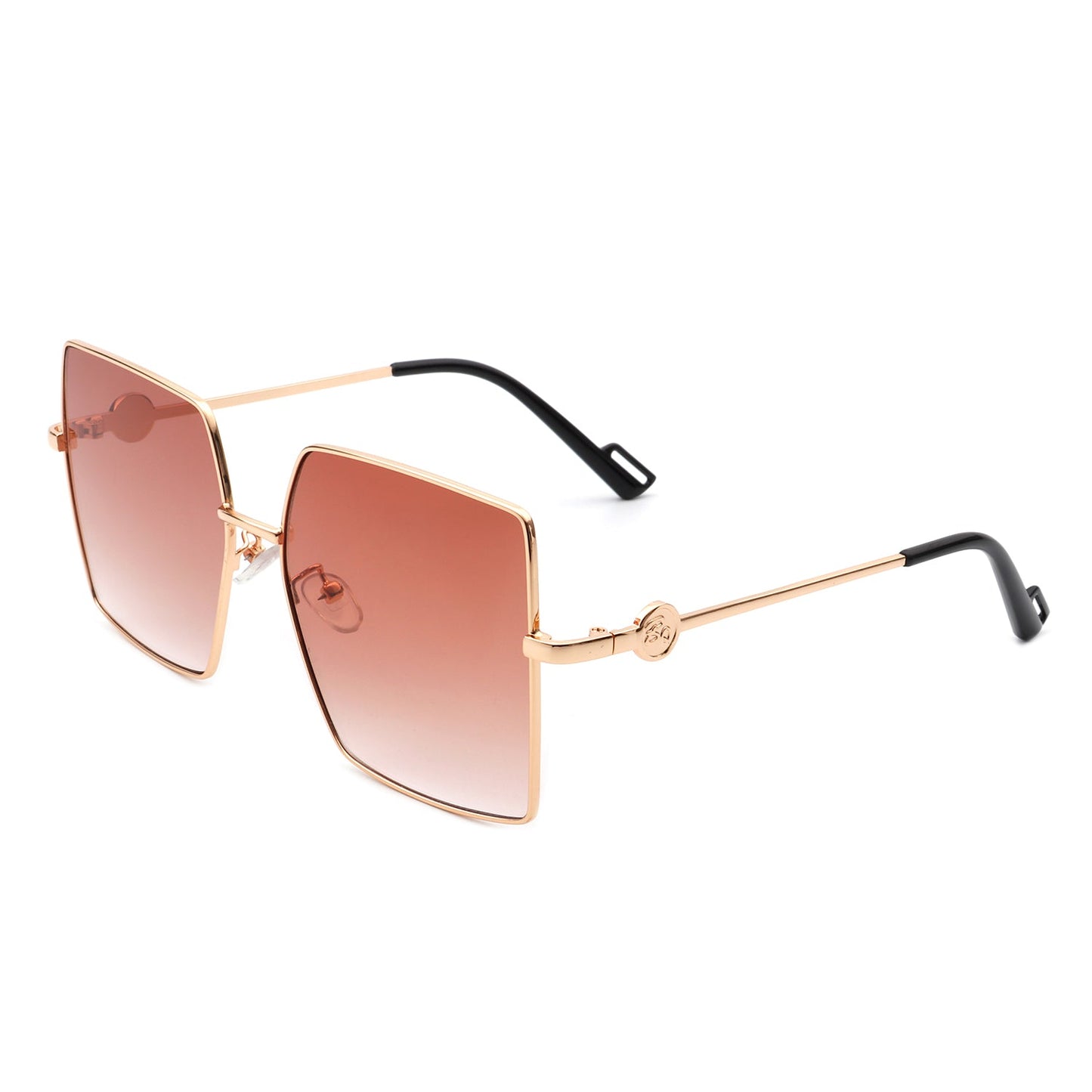 Benazia - Square Oversize Tinted Women Sunglasses