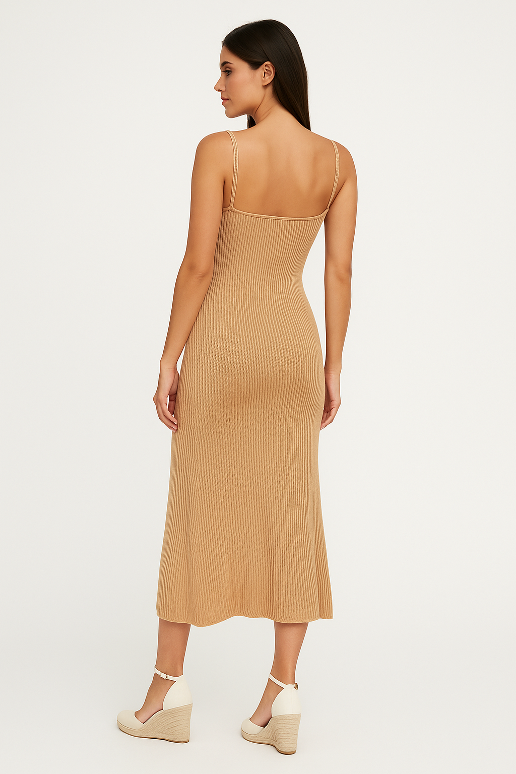 Liana Ribbed Mid Maxi Dress