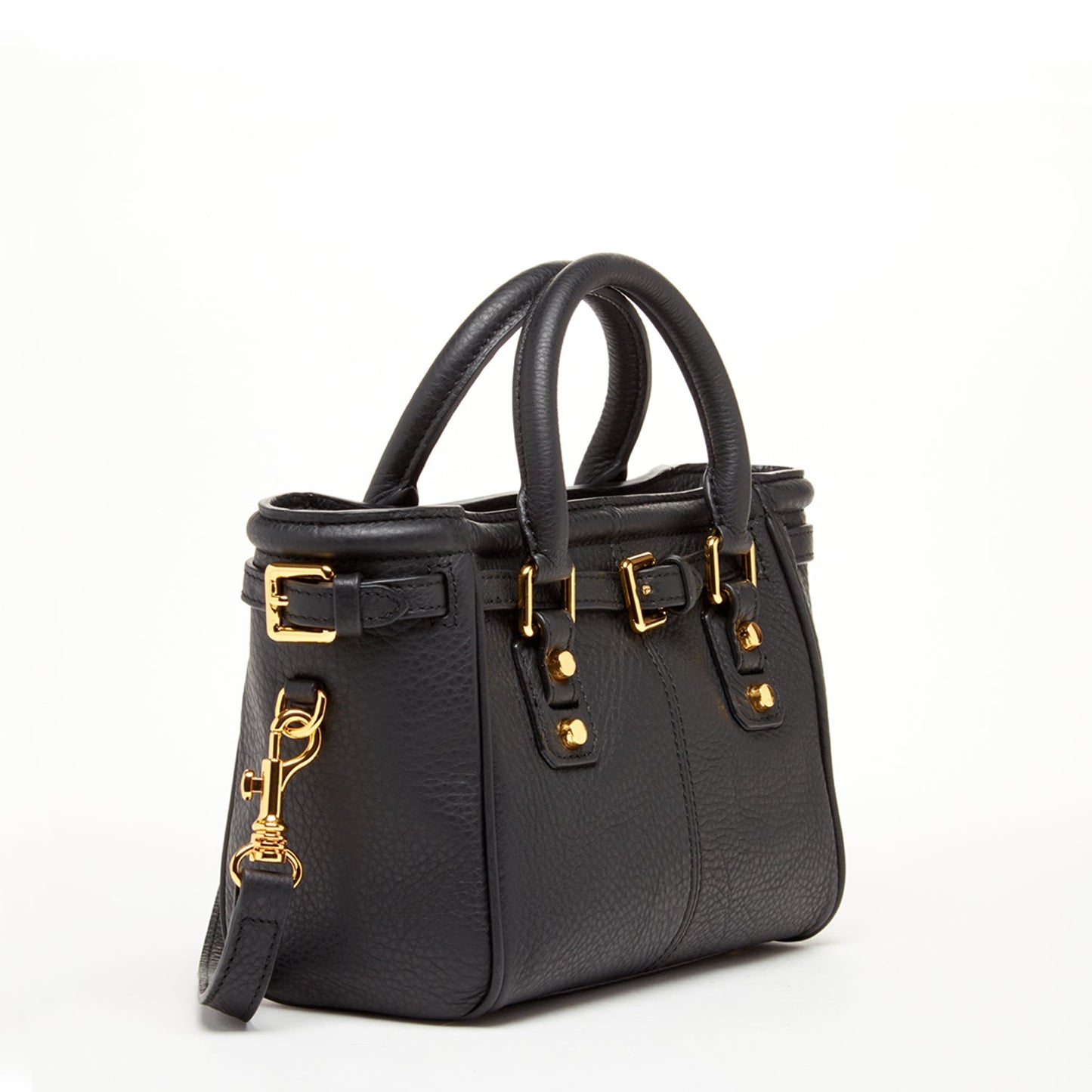 SUSU Top Handle Leather Satchel Bag Black Purse Crossbody Bag for Women