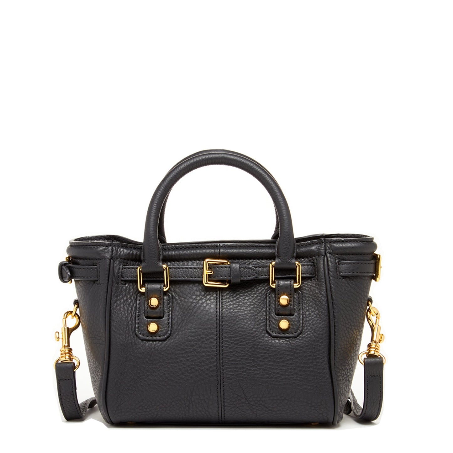 SUSU Top Handle Leather Satchel Bag Black Purse Crossbody Bag for Women