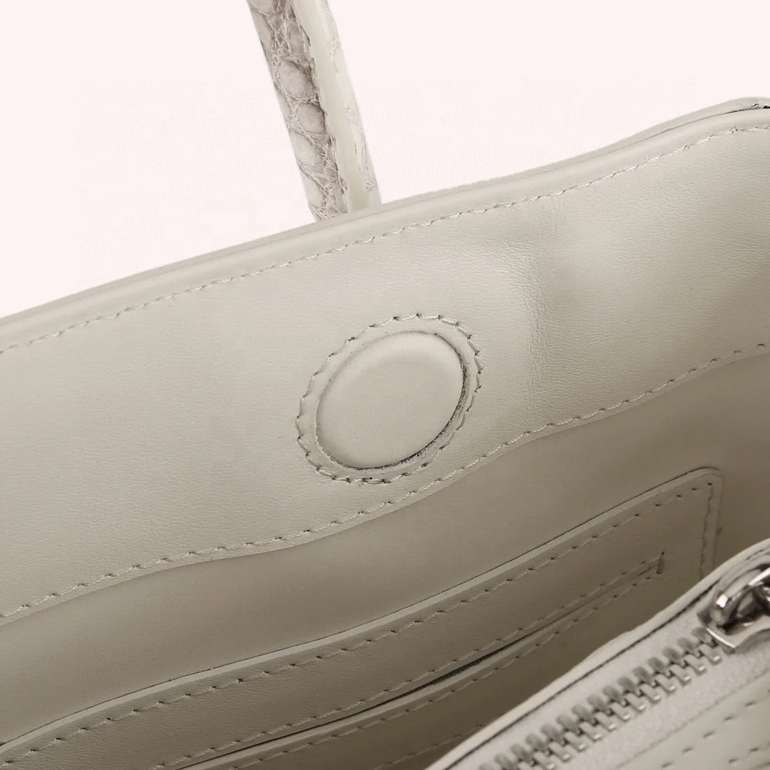Latest Bags Women High Quality Real Crocodile Skin Handbag Himalayan Crocodile Leather Handbags for Ladies