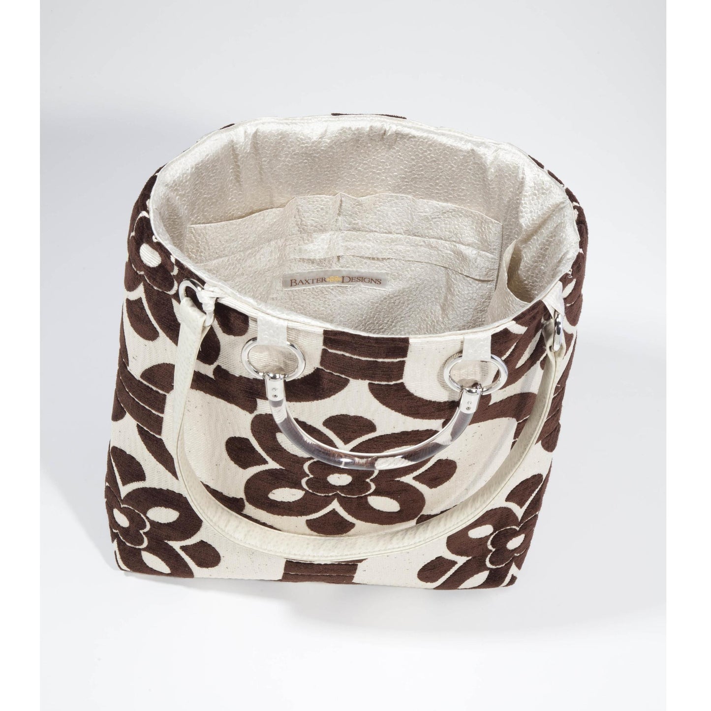 Stencil Brown Large Tote