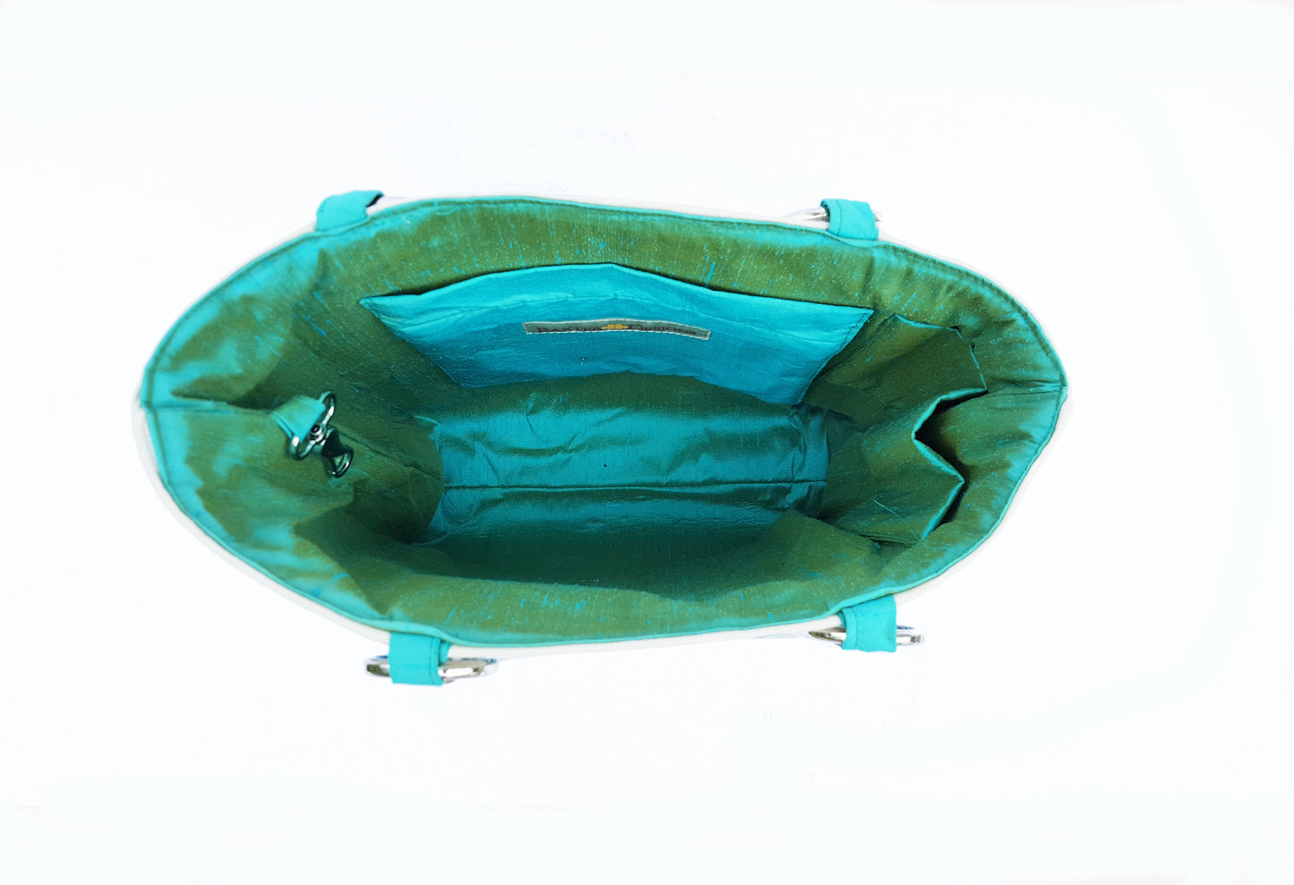 Suzani Teal Small Tote