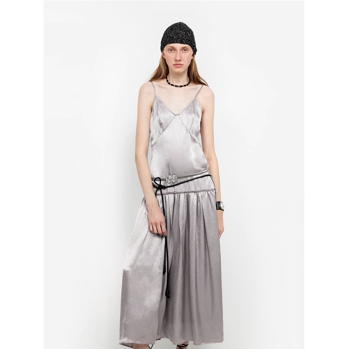 "Girls' Letterhead" Silk Dress