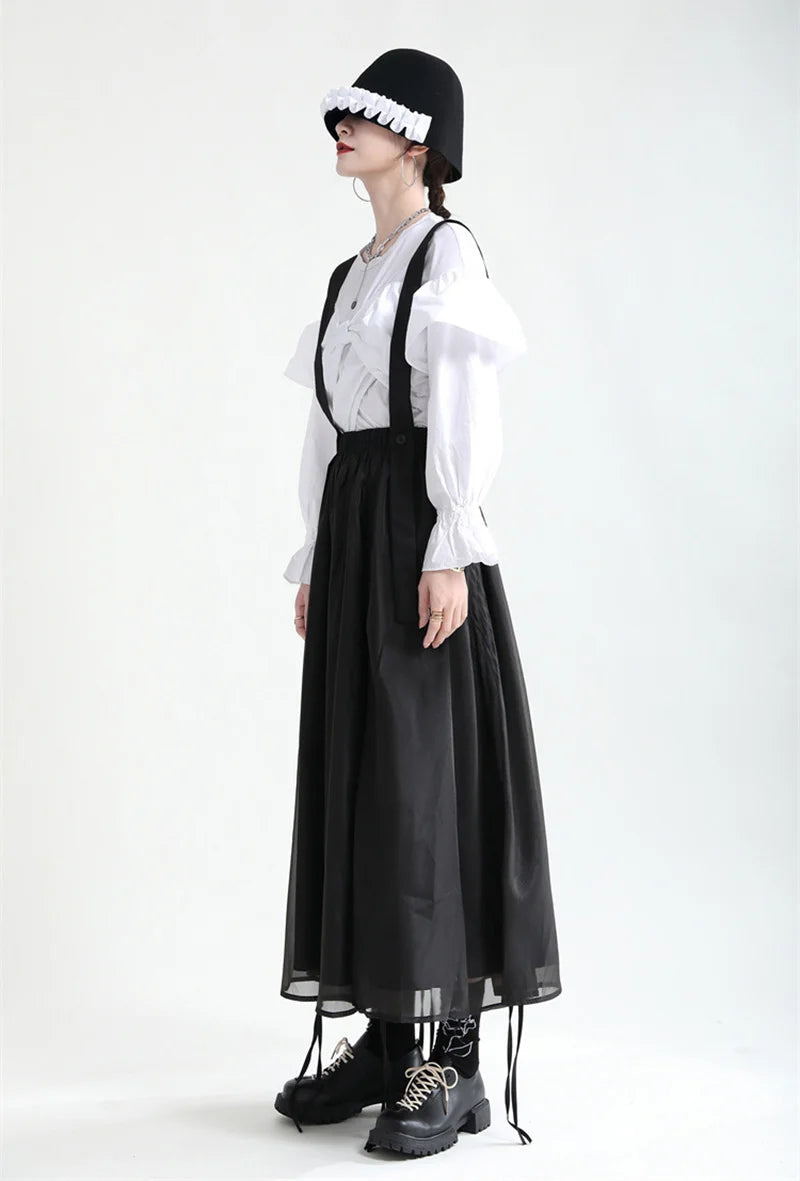Ranada Rouched Overall Skirt