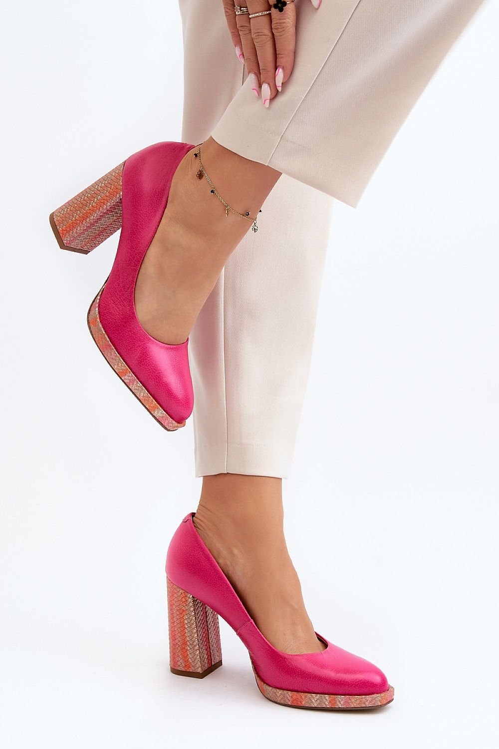Block Heel Pumps Model 192296 Step in Style