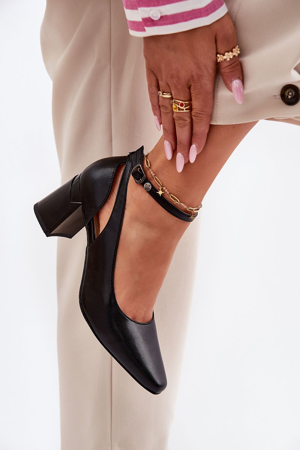 Block Heel Pumps Model 212614 Step in Style