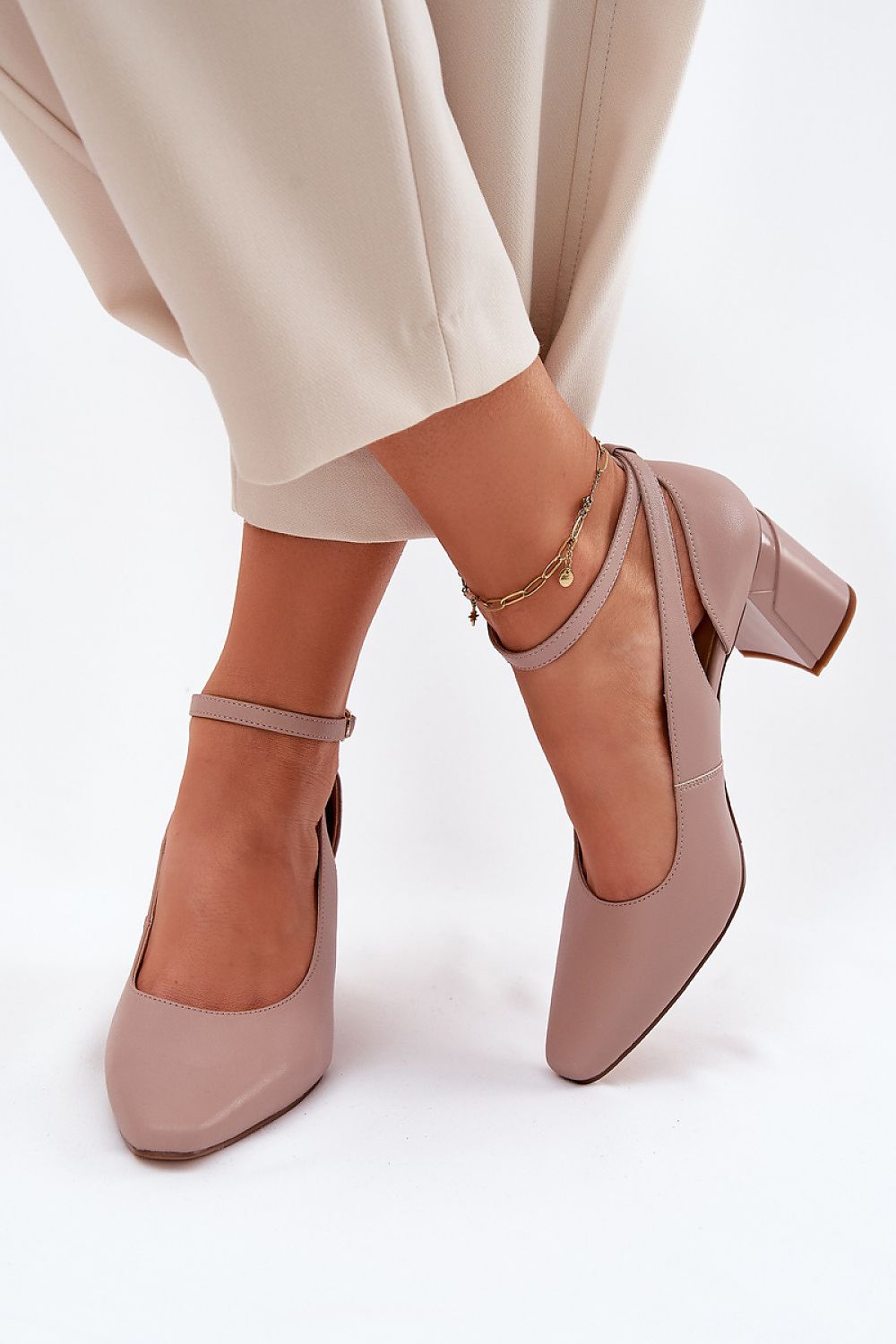 Block Heel Pumps Model 212615 Step in Style