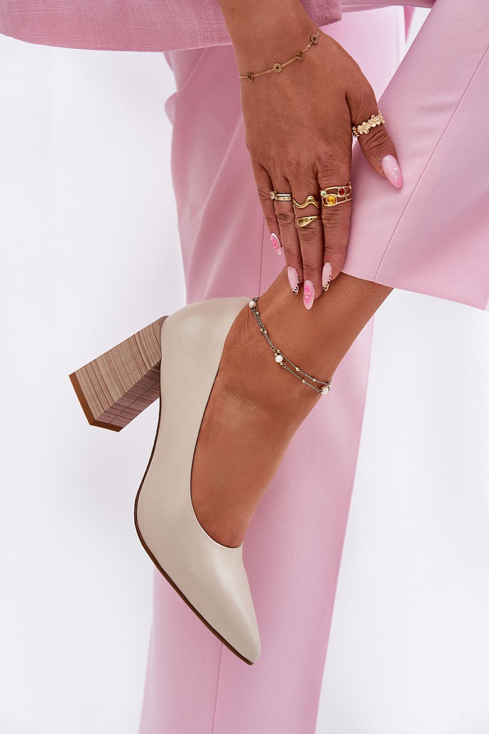 Block Heel Pumps Model 213892 Step in Style