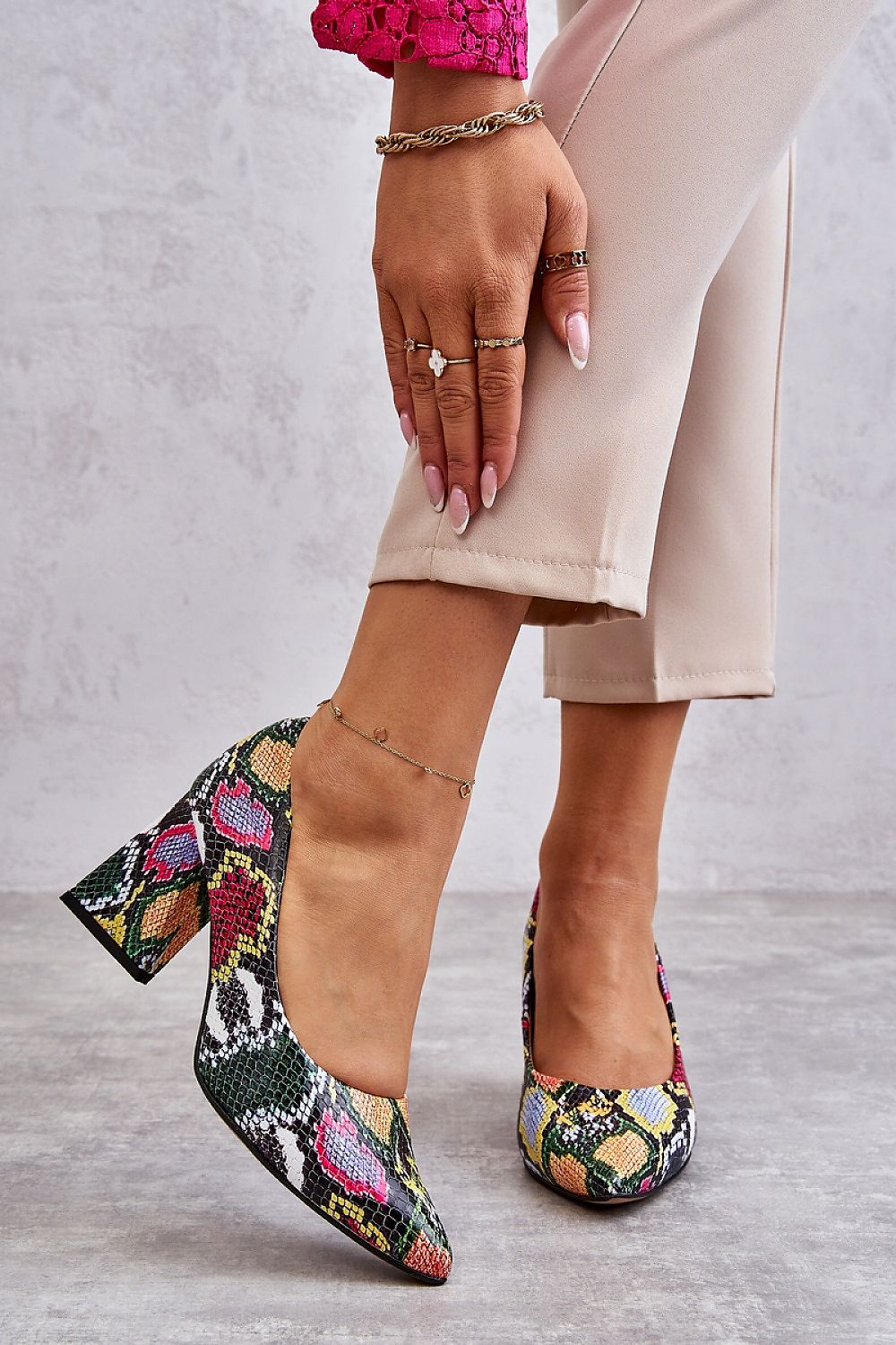 Block Heel Pumps Model 175262 Step in Style