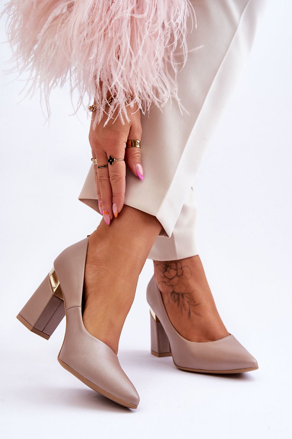 Block Heel Pumps Model 177681 Step in Style