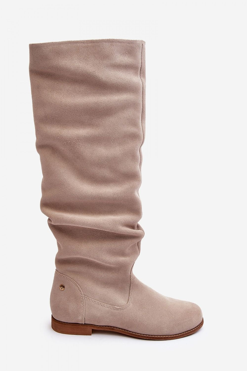 Classic Natural Leather Slip-On Boots