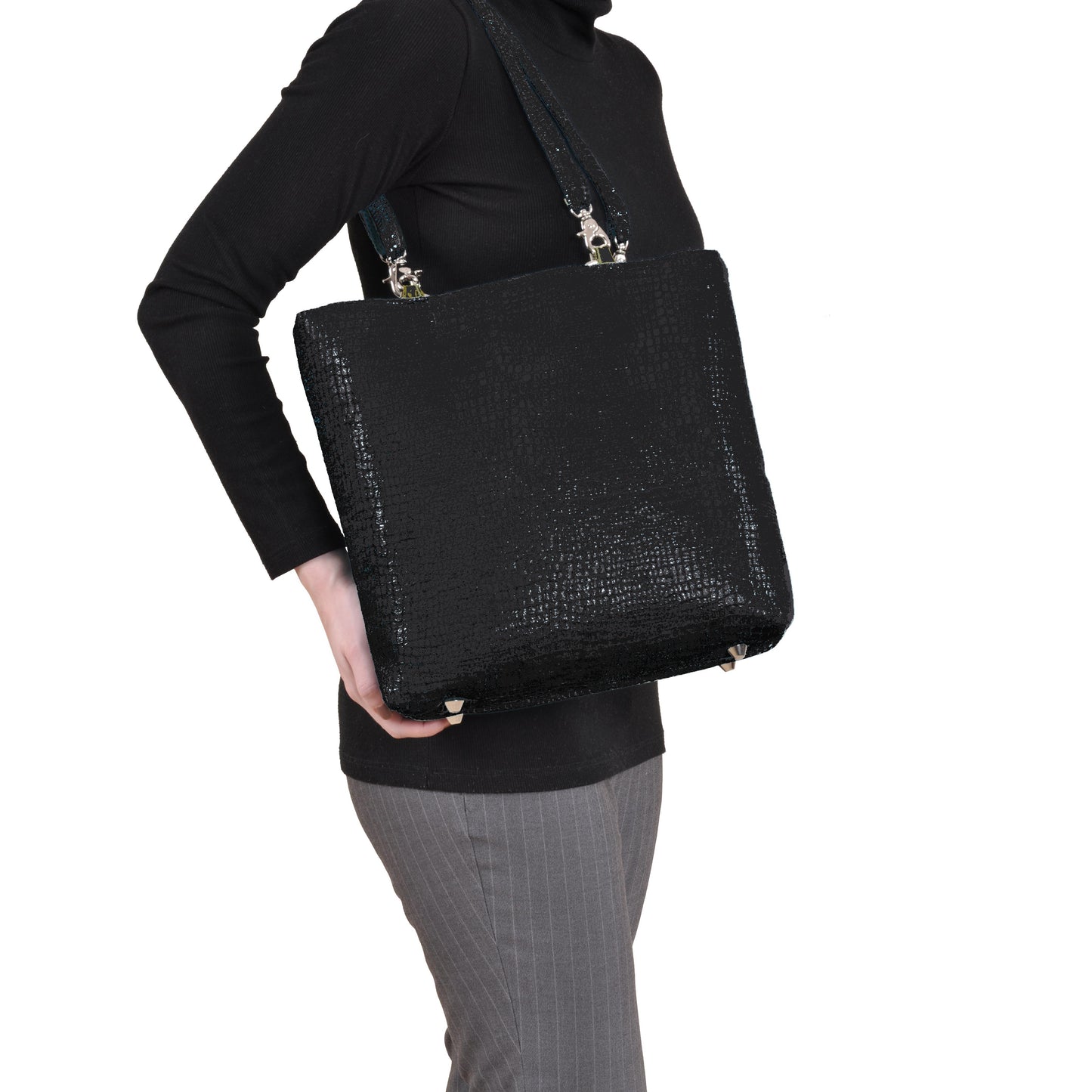 Boa Black Small Tote
