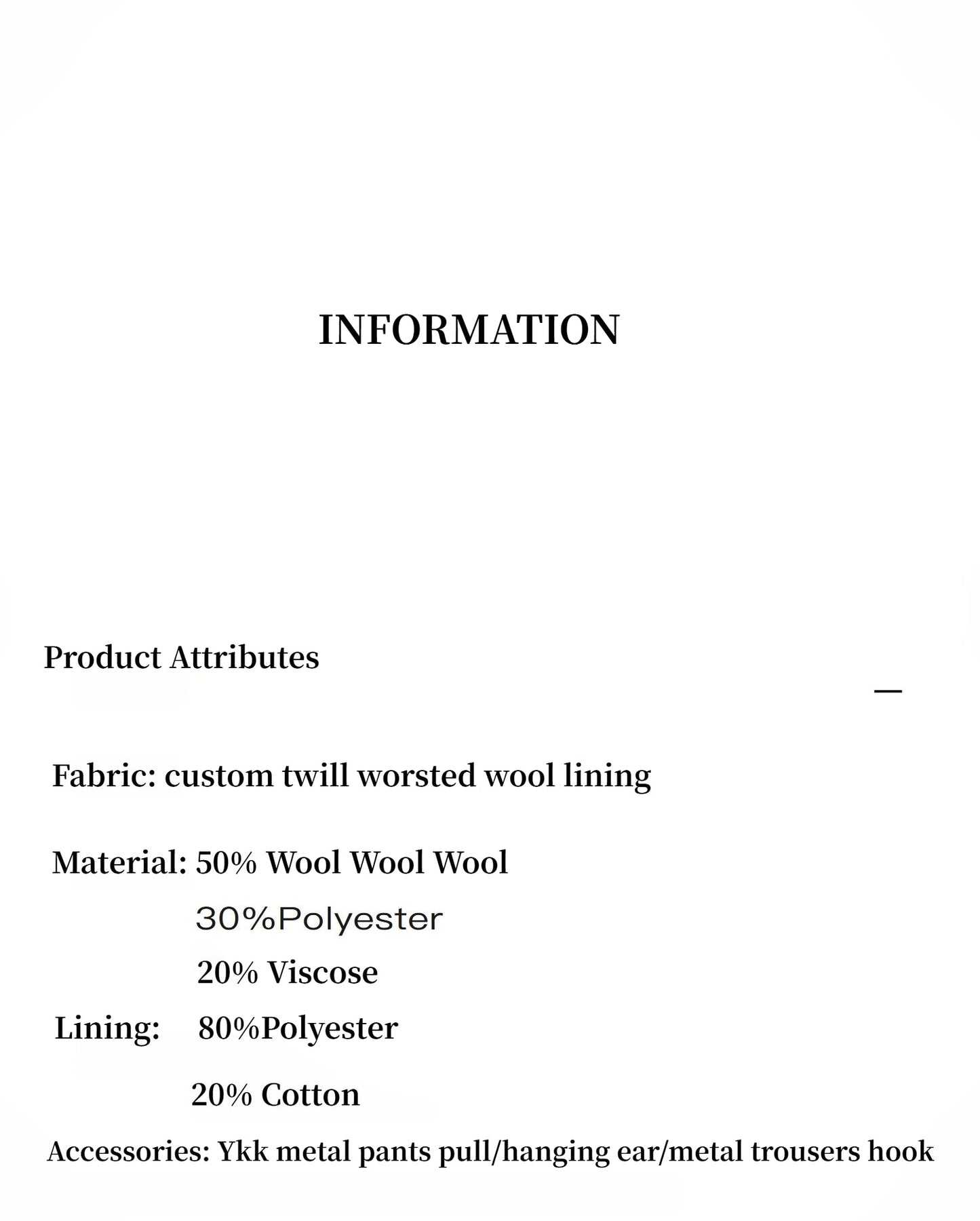 "City Stroll" Casual and Relaxed Wool-Blend Double-Pleated Straight Draped Wide-Leg Casual Trousers for Autumn