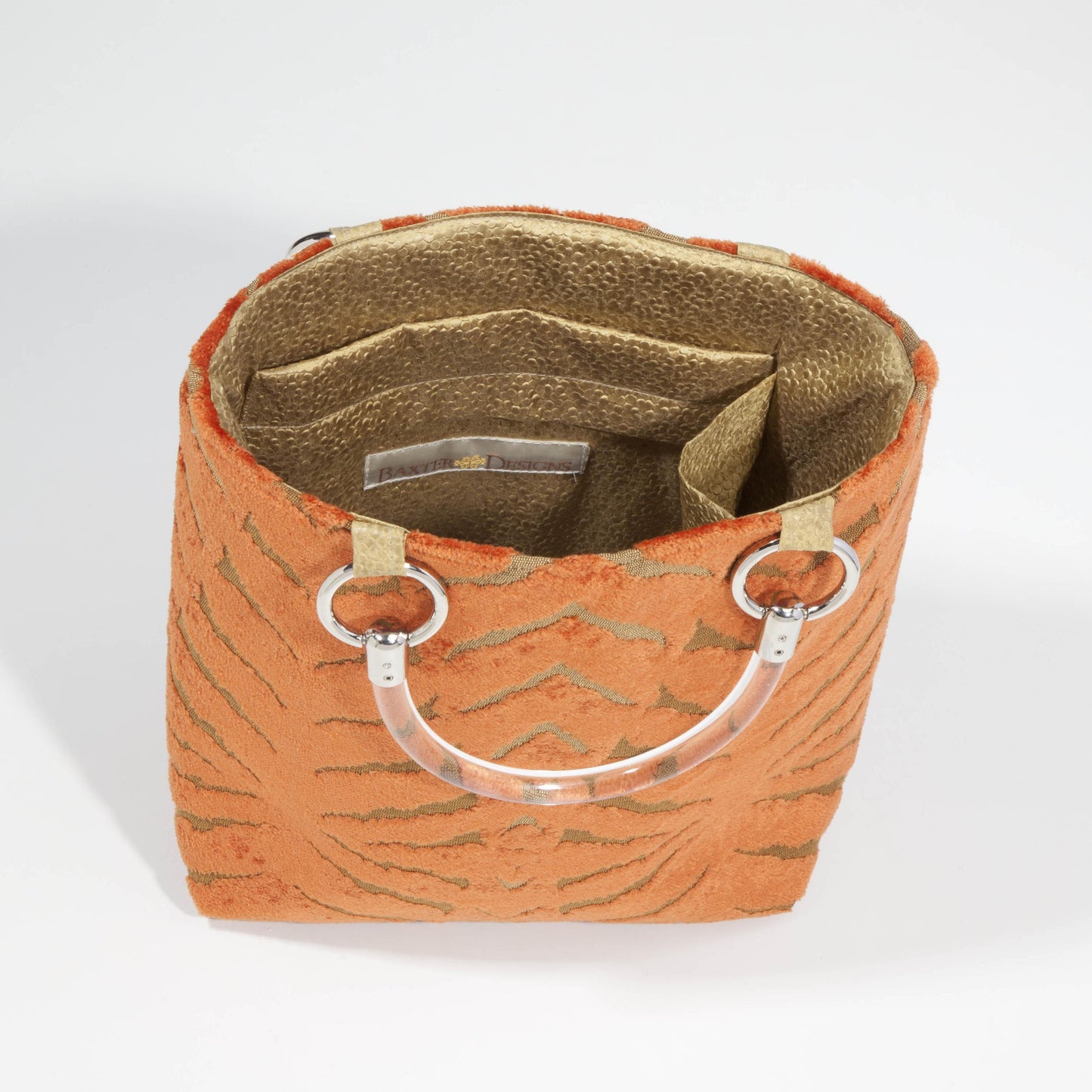 Magnetic Orange Small Tote