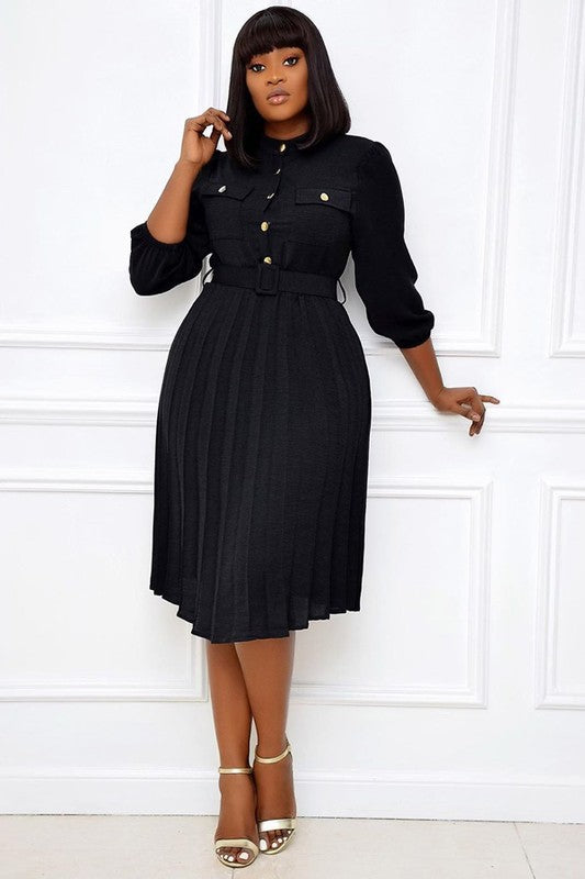 Sassily Chic Denim Dress