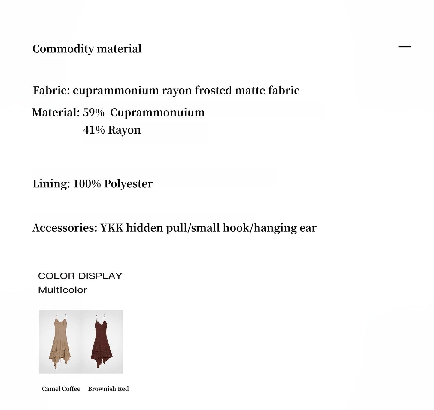 "Heart-Beating Invitation" Lazy irregular A-hem Dress