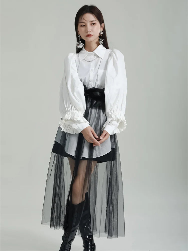Rufus Sheer Tulle Skirt