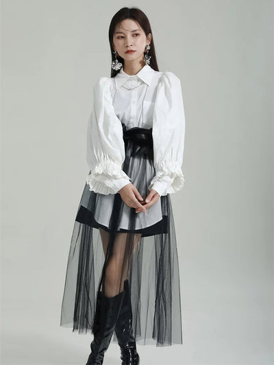 Rufus Sheer Tulle Skirt