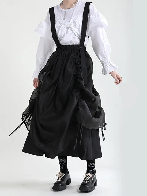 Ranada Rouched Overall Skirt
