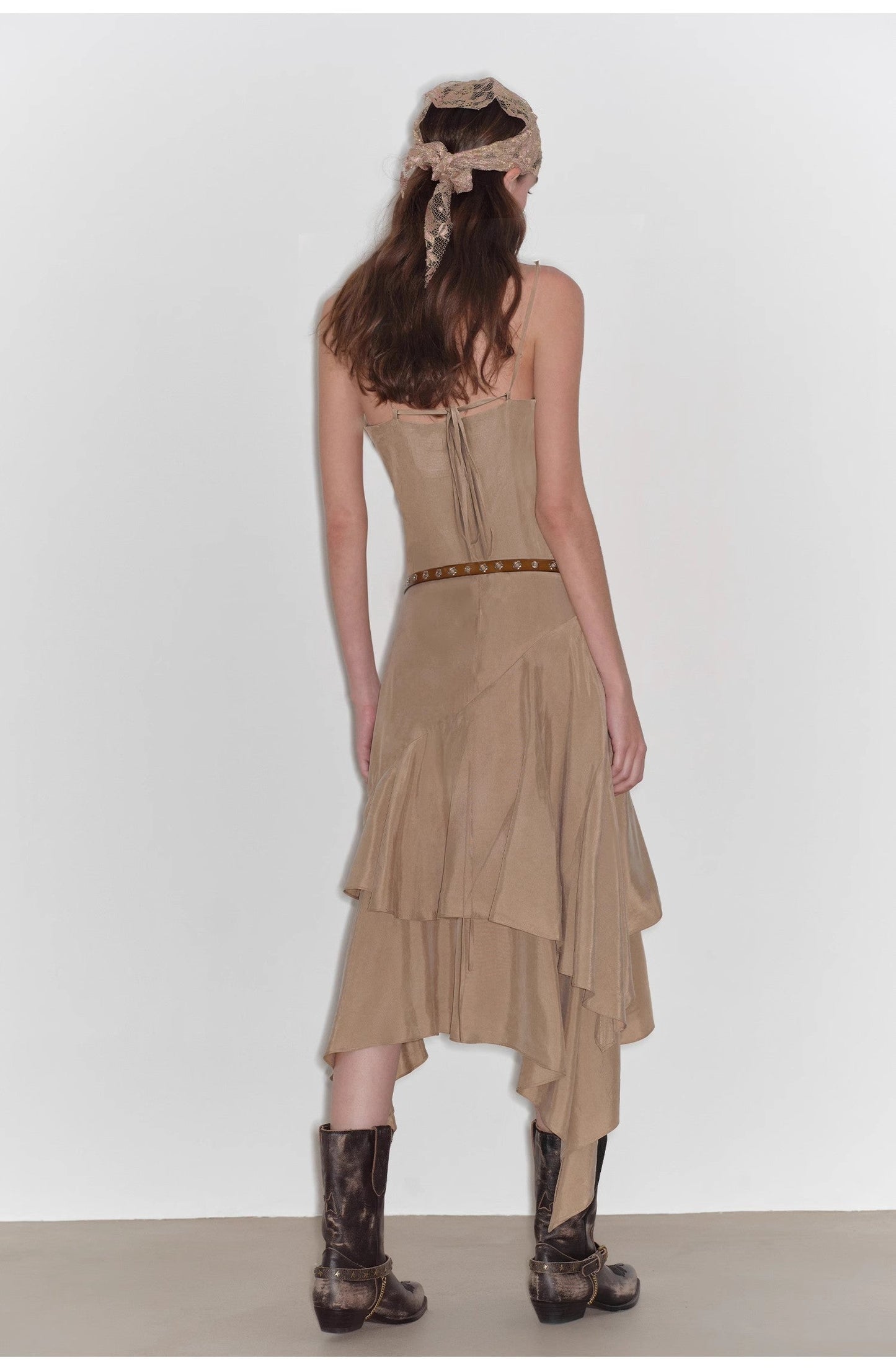 "Heart-Beating Invitation" Lazy irregular A-hem Dress