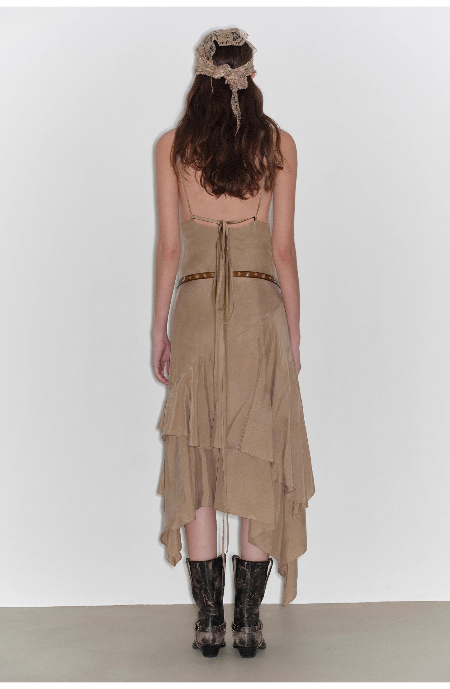 "Heart-Beating Invitation" Lazy irregular A-hem Dress