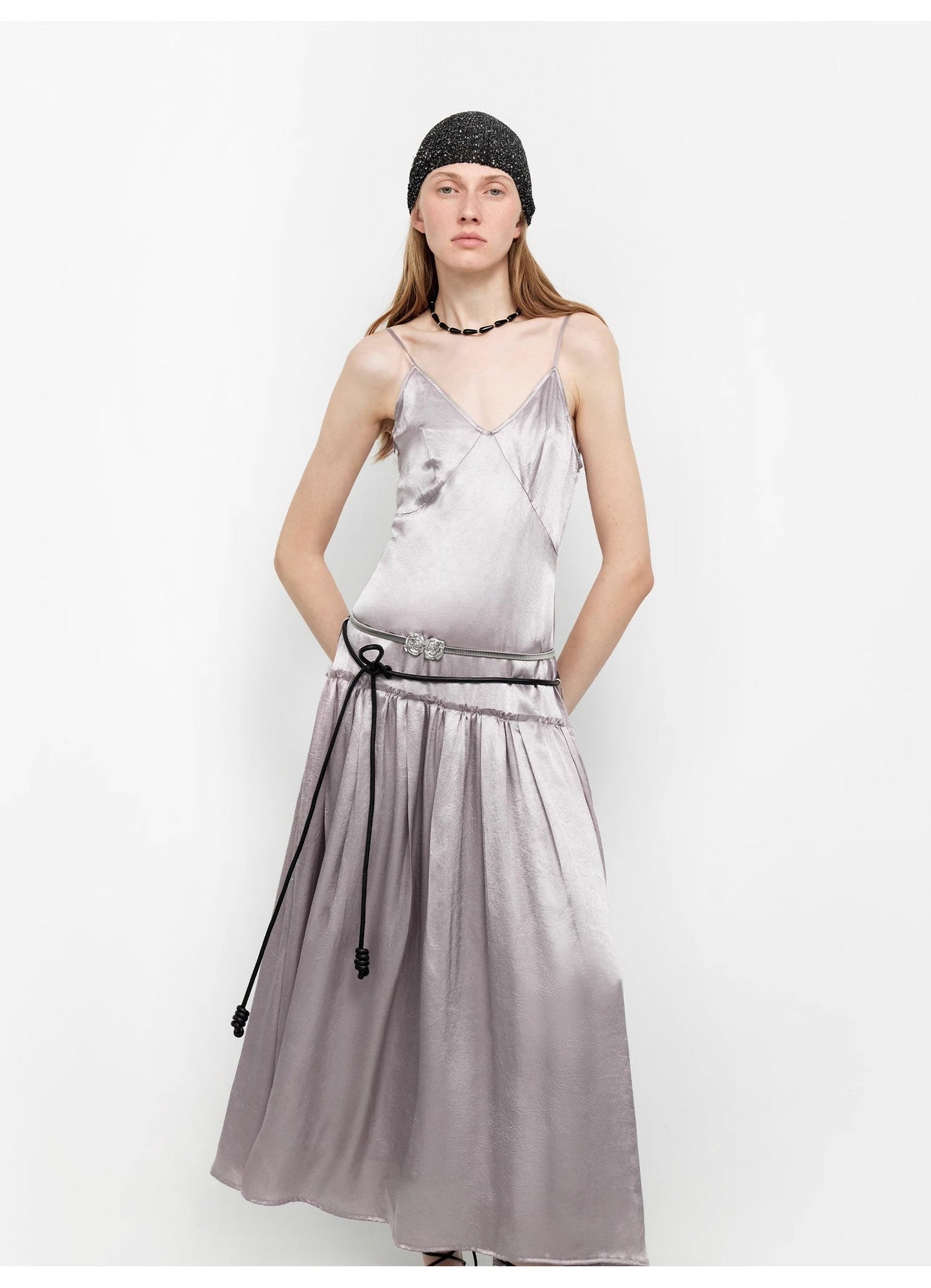 "Girls' Letterhead" Silk Dress