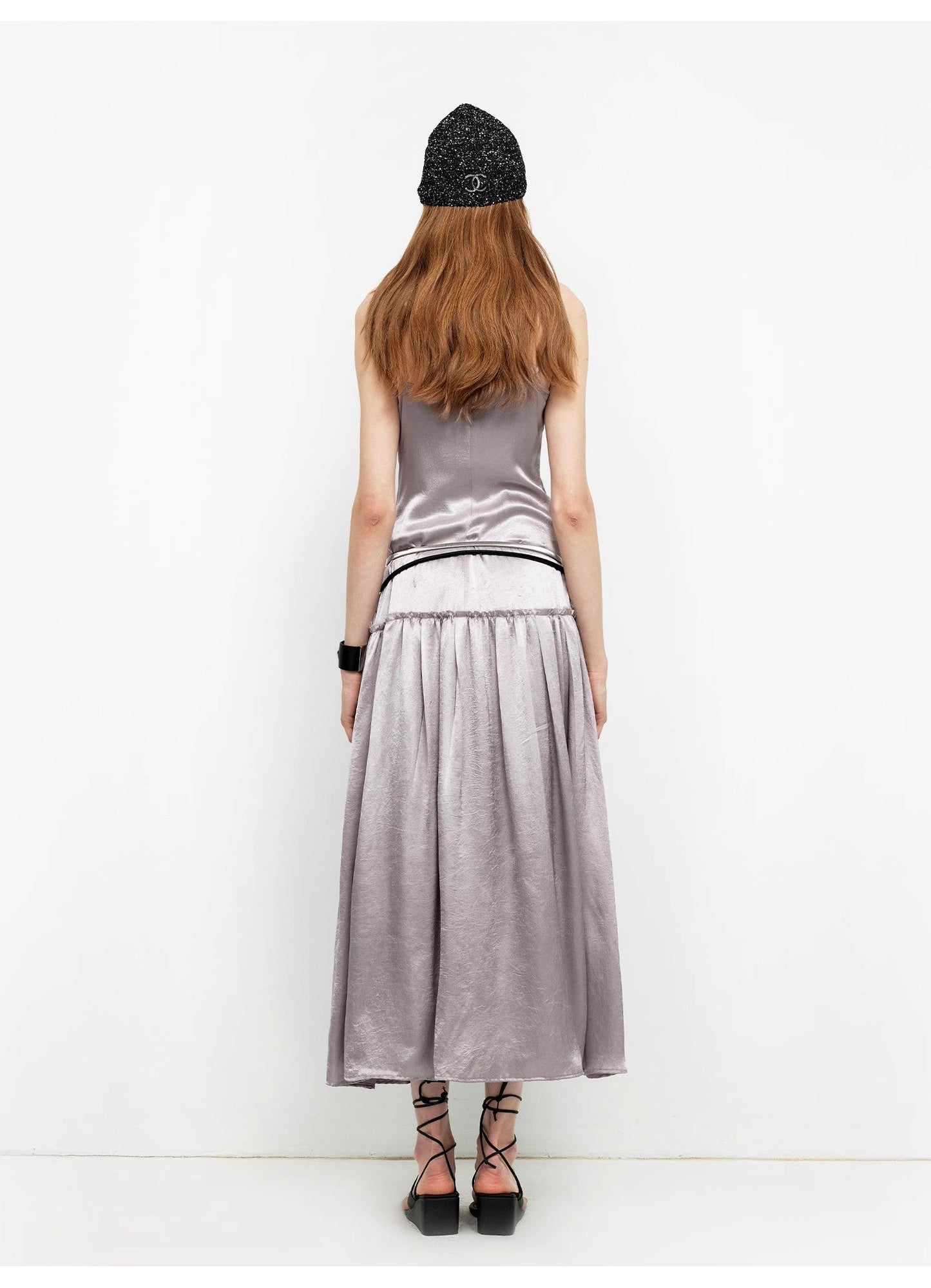 "Girls' Letterhead" Silk Dress