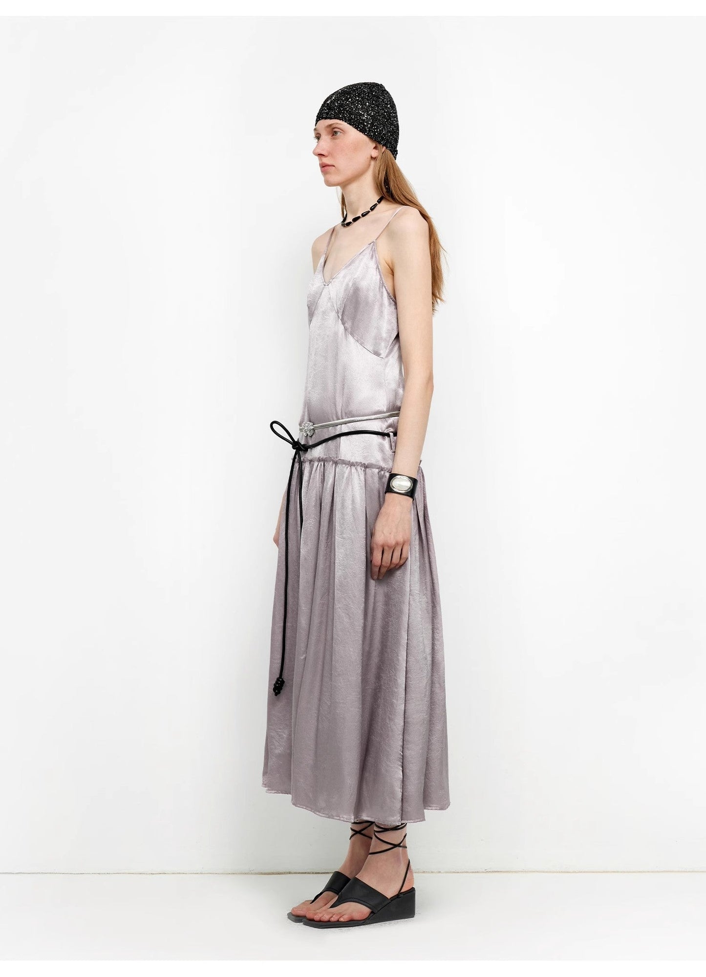 "Girls' Letterhead" Silk Dress