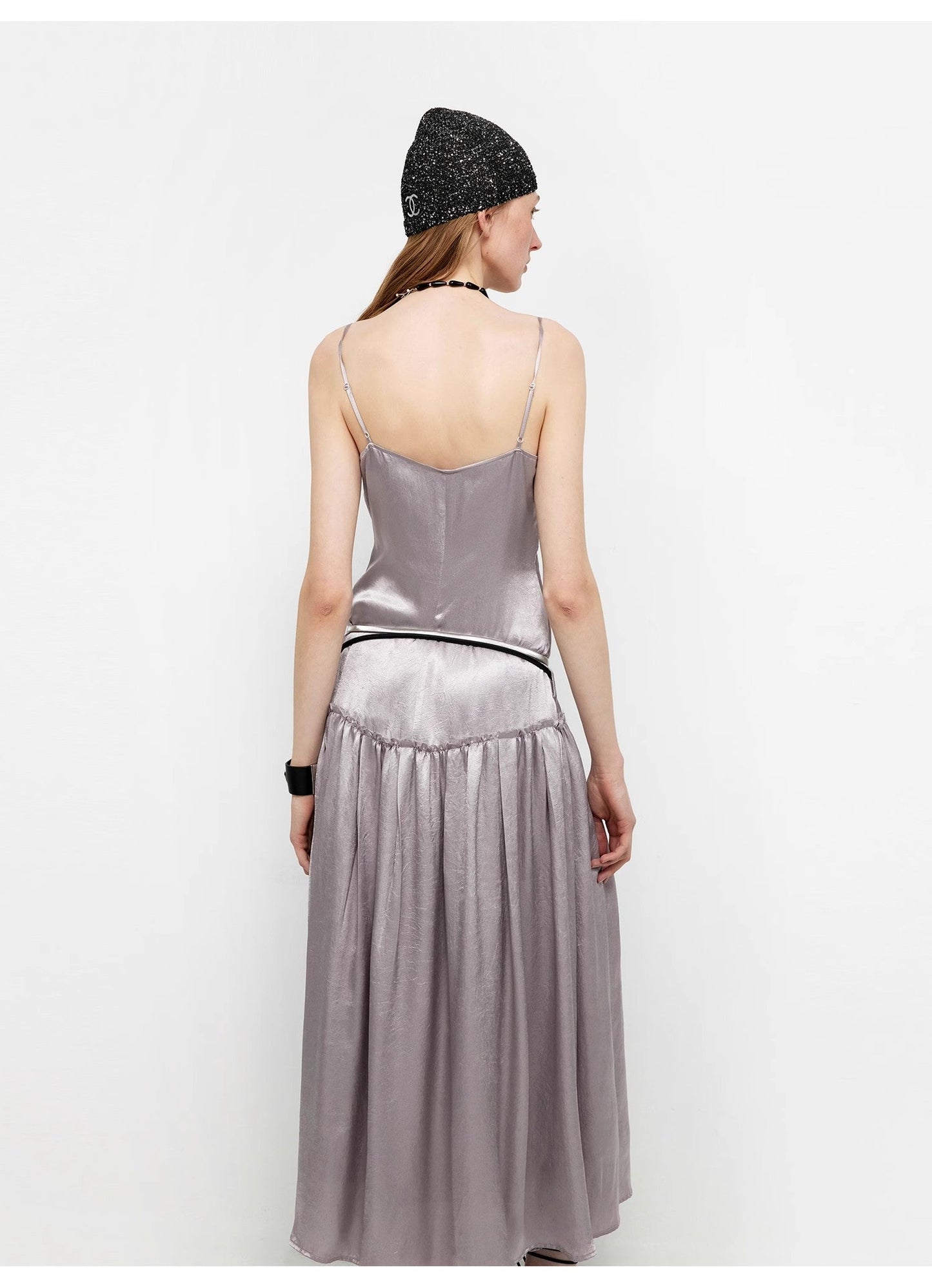 "Girls' Letterhead" Silk Dress