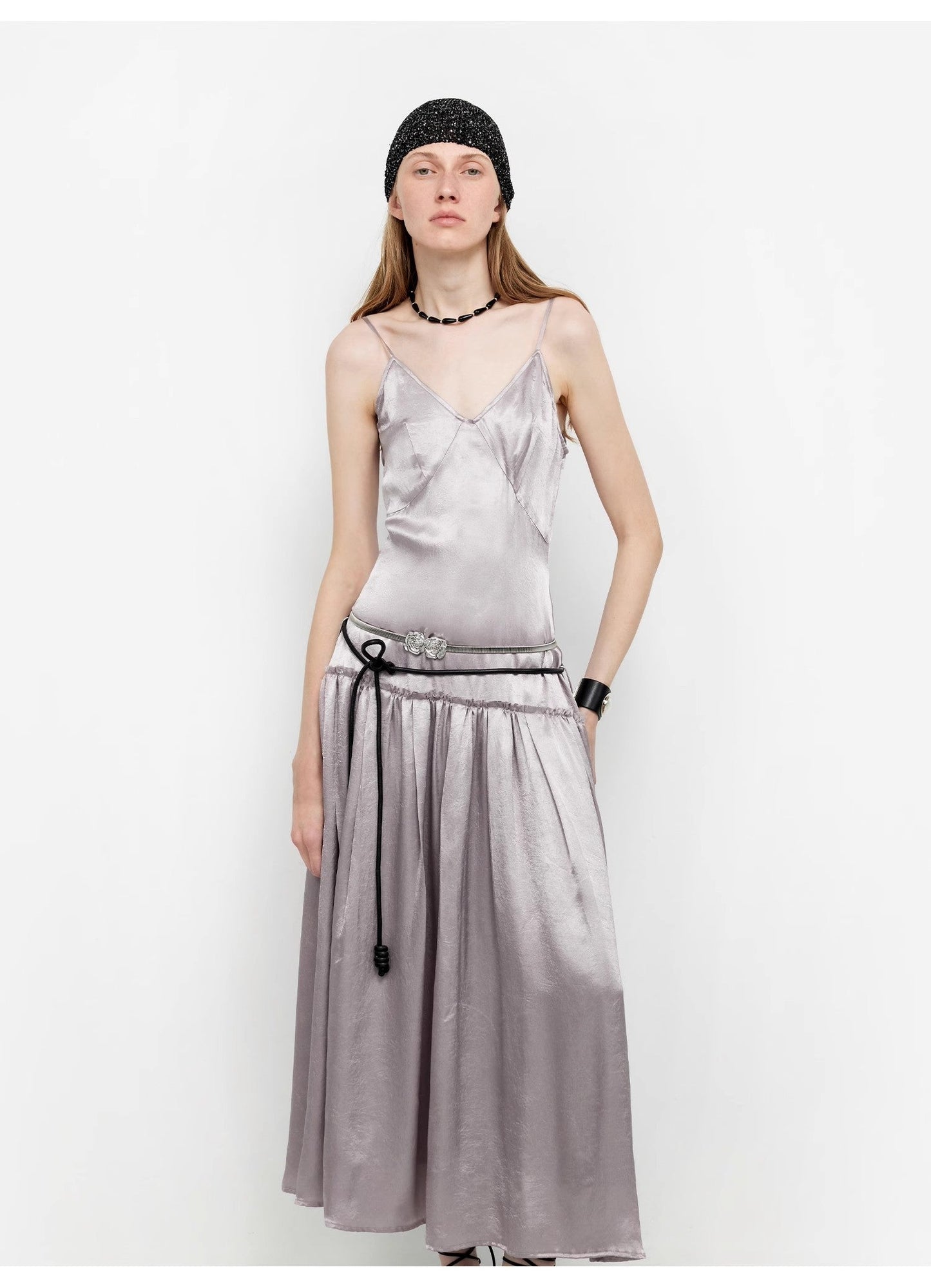 "Girls' Letterhead" Silk Dress