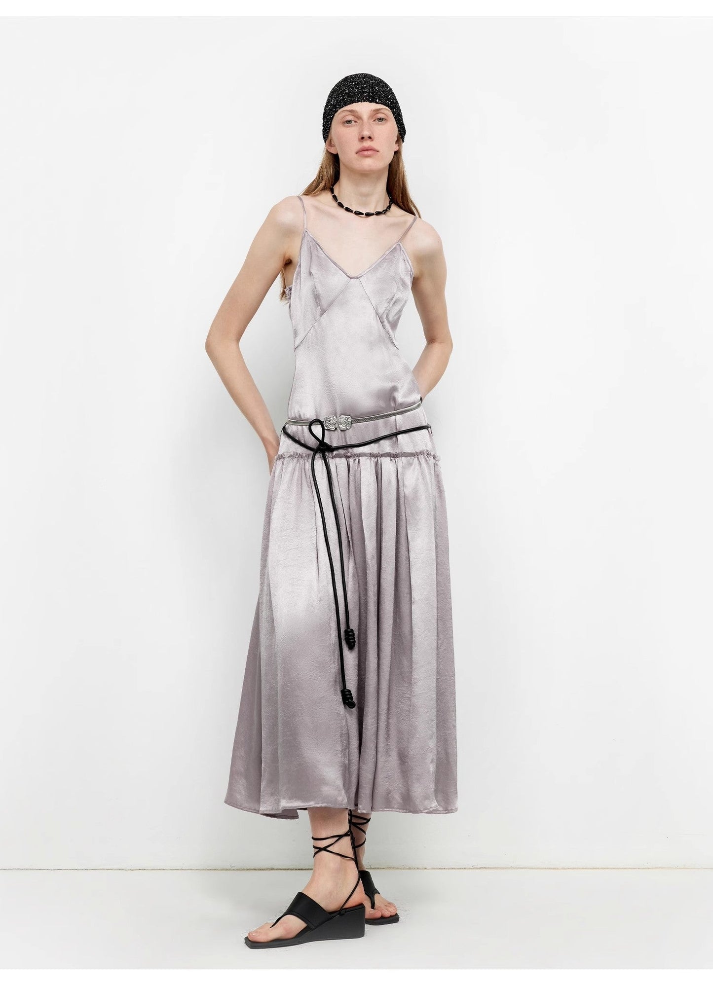 "Girls' Letterhead" Silk Dress