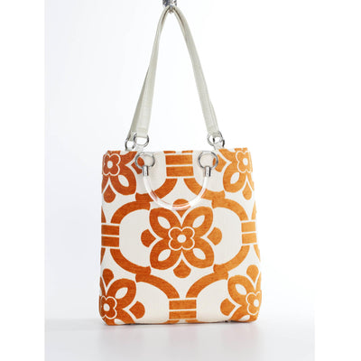 Stencil Orange Large Tote