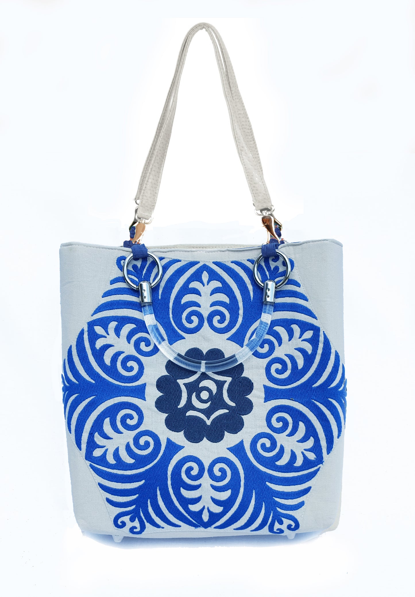 Suzani Blue Small Tote