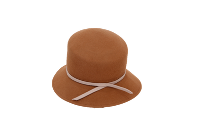 Cloche Brown Hat
