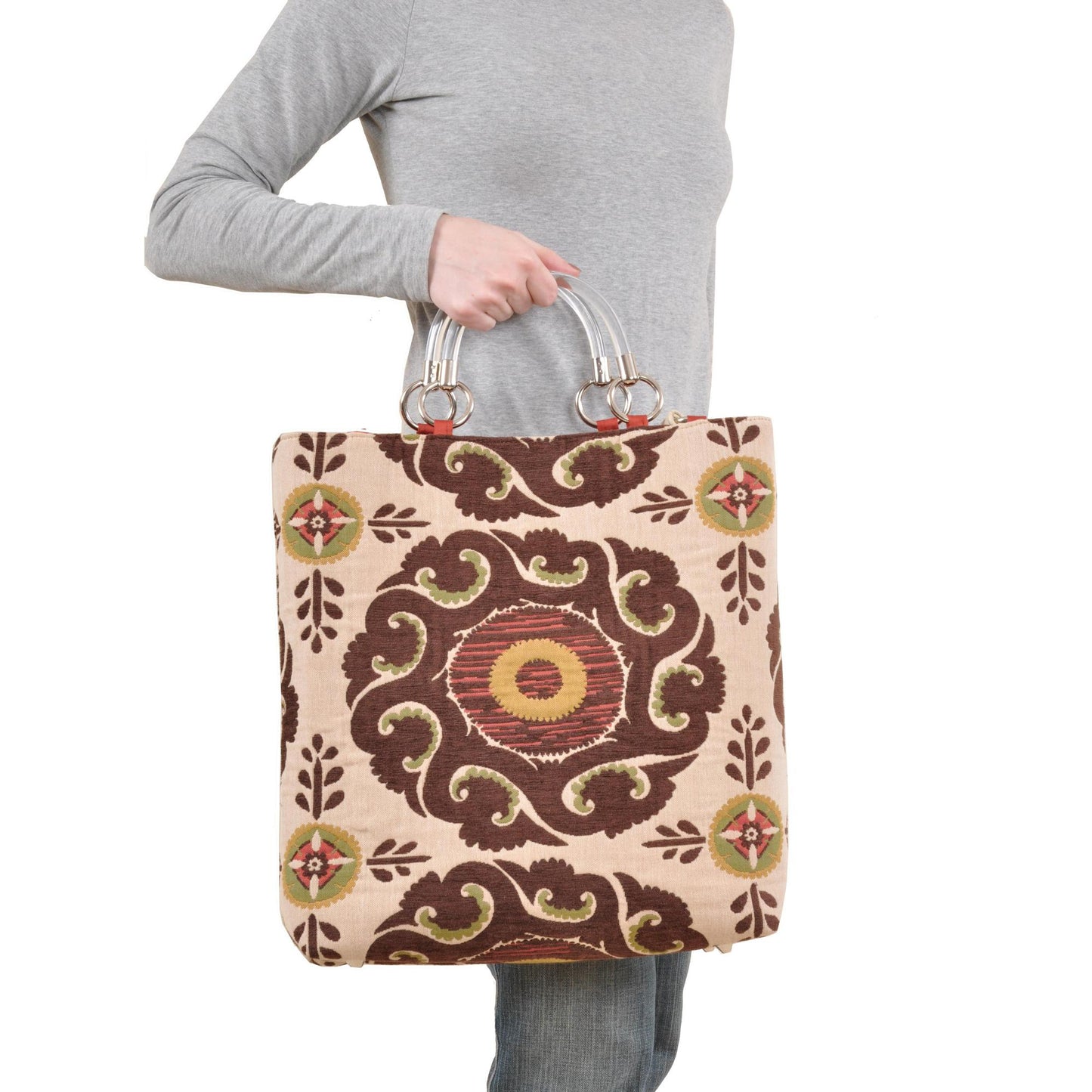 Marakesh Brown Large Tote