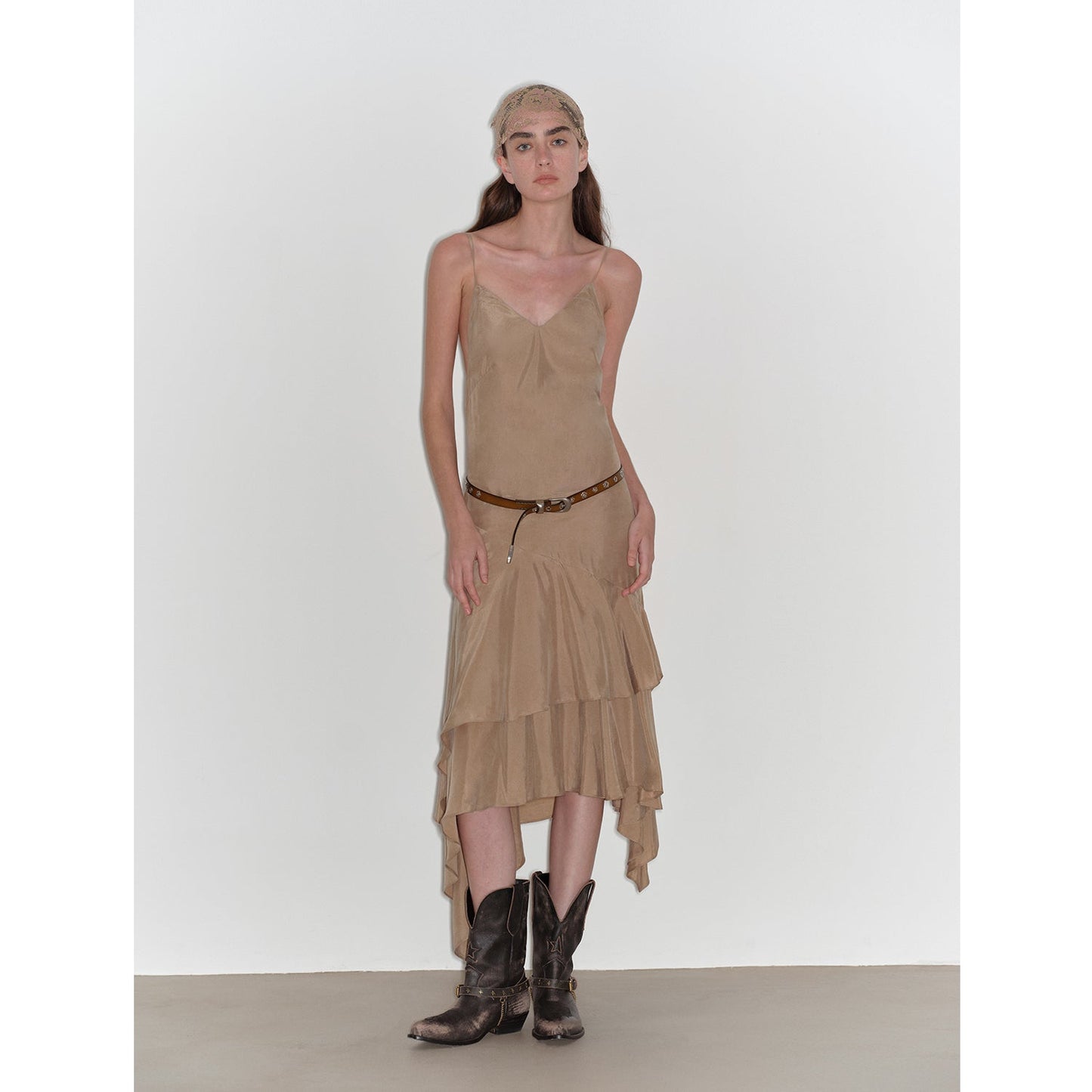 "Heart-Beating Invitation" Lazy irregular A-hem Dress