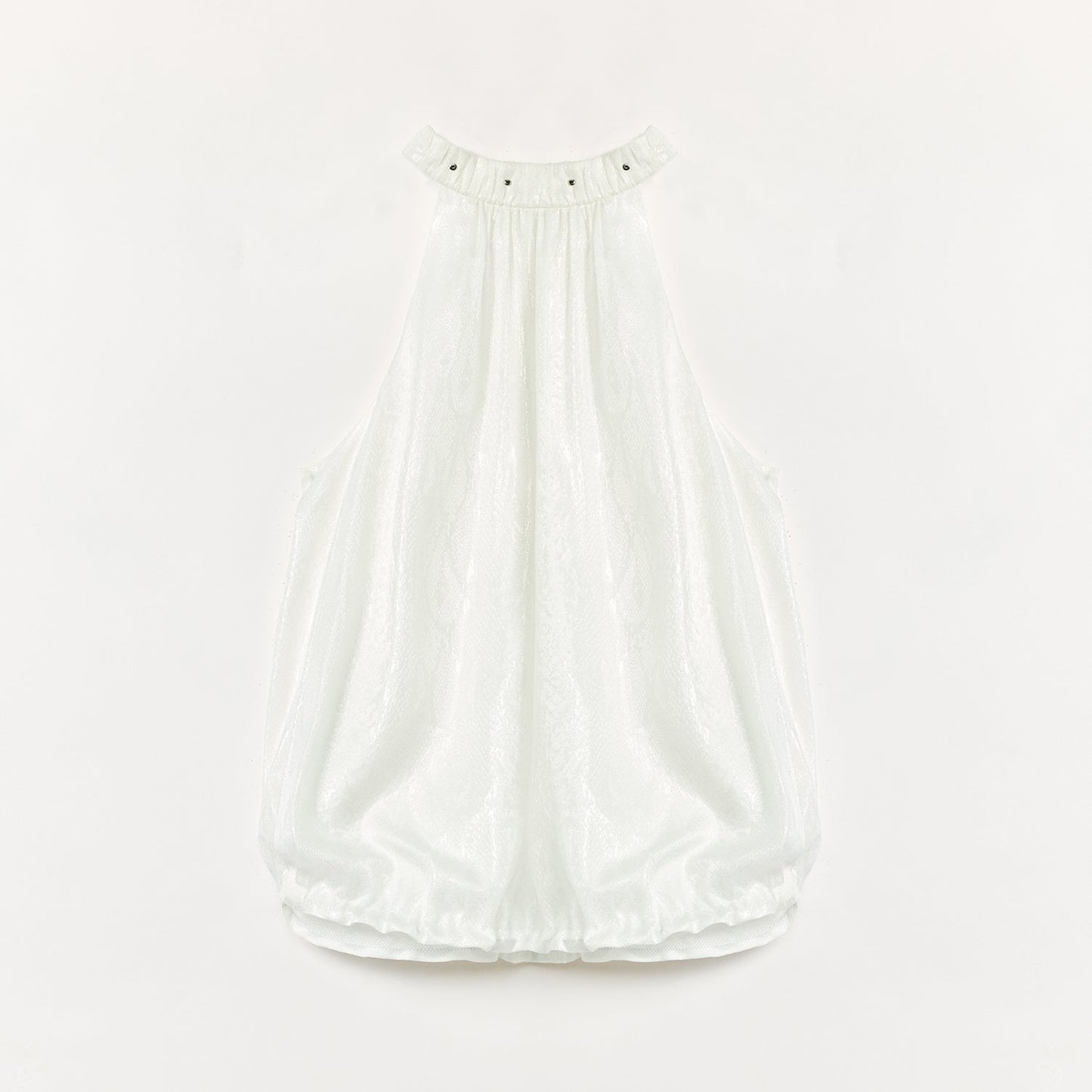 "Light and Shadow" Retro Posey Halter Neck Vest