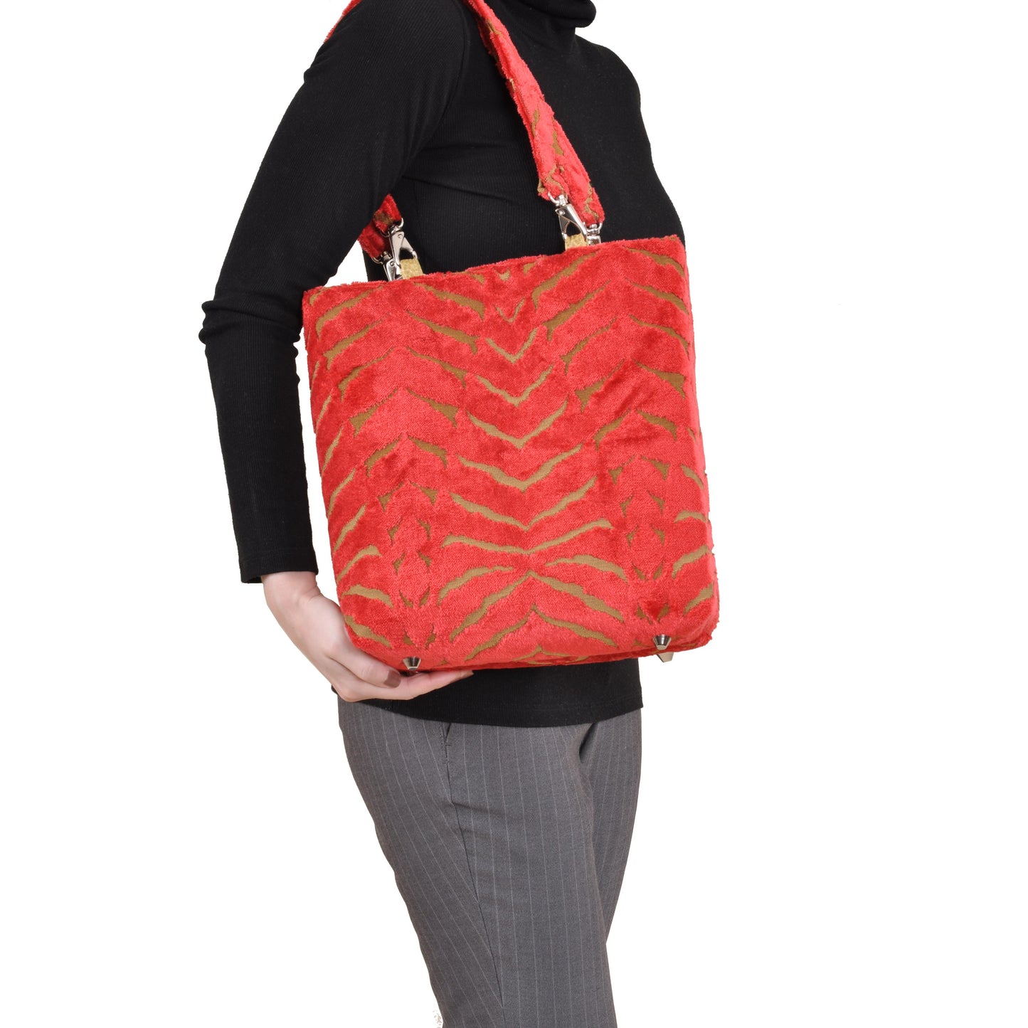 Magnetic Coral Small Tote